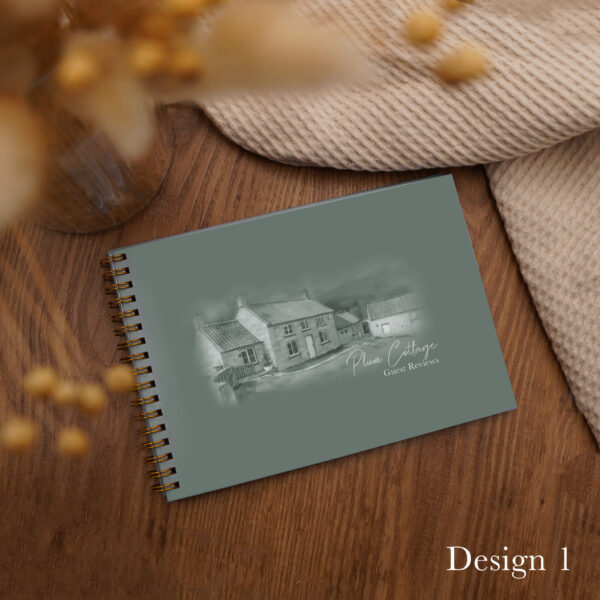 Guest Review Book  (Hardcover A5 Landscape)