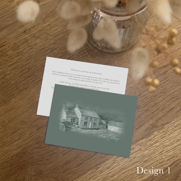 Custom Guest Welcome Cards (A6 Size)